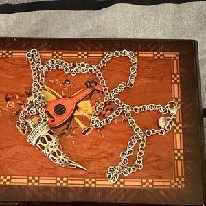 Elegant Silver and Gold Necklace